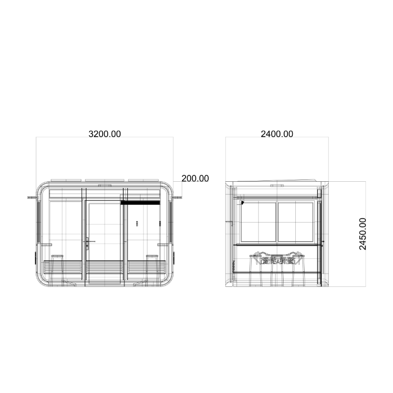 Kiosk dịch vụ đ&ocirc; thị ZEMSO-FWT-0001