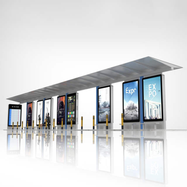 Вуличні міські меблі Smart Bus Stop Shelter-ZEMSO-HCT-0025