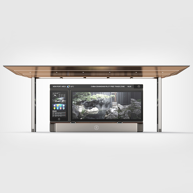 Magasin de bus ext&eacute;rieur en m&eacute;tal &agrave; vendre-HCT-0129