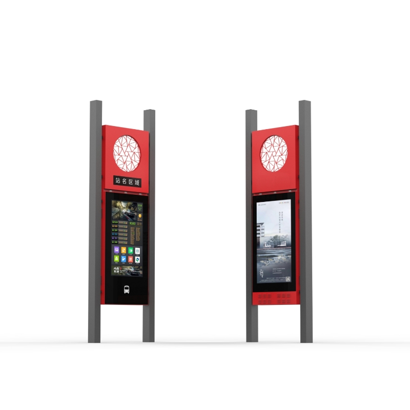 K&uuml;lt&eacute;ri Smart LCD k&eacute;pernyős buszmeg&aacute;ll&oacute; kijelző ZEMSO-DZZP-0024