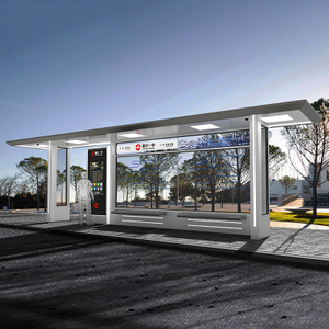 클래식 아연 도금 강철 버스 대피소 -HCT-0101