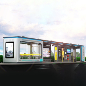 Pensilina per autobus intelligente per mobili da citt&agrave; per esterni-ZEMSO-HCT-0009