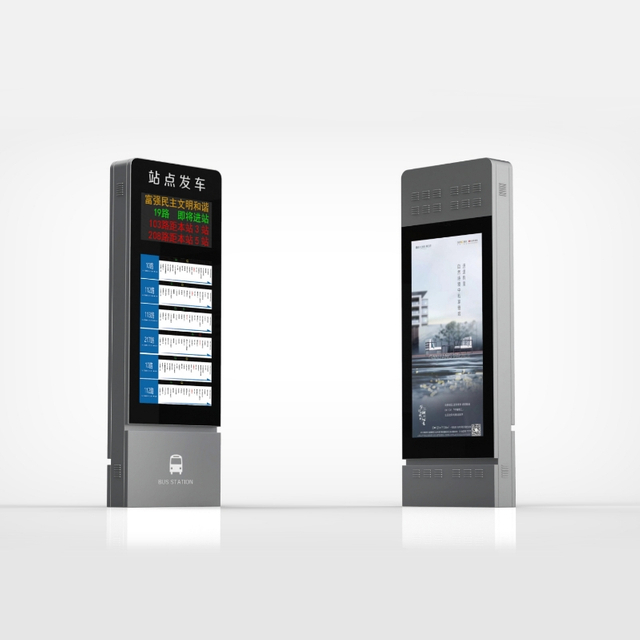 Venkovn&iacute; Smart LCD Elektronick&aacute; Bus Stop Digit&aacute;ln&iacute; Obrazovka ZEMSO-DZZP-0031